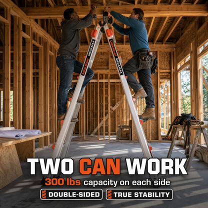 💝Last Day For Clearance✨Telescoping folding ladder