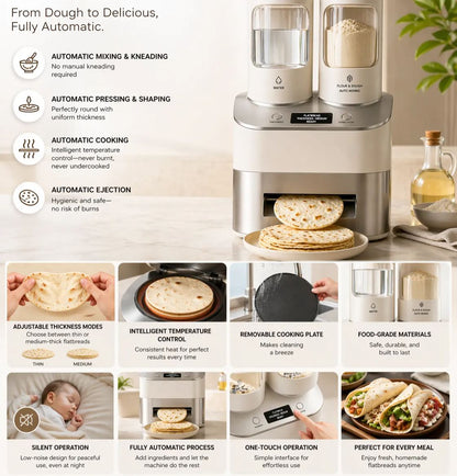 🥞 Smart Automatic Pancake Maker Machine – Fluffy Pancakes Made Easy!