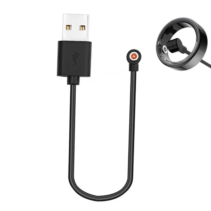 [1-Pack] Smart Ring Charger Cable,Compatible with R02 R03 R06 R08 R09 R10 R11 R11M SR11M R12 BJ02 SRC01 SRC10 Smart Ring Magnetic Charging Cable - Image 2