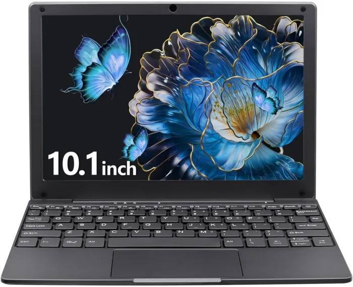 10.1 inch Ultra-Thin Portable Mini Laptop,Celeron N4020 Processor (up to 2.8Ghz), 8GB RAM DDR4,Weight only About 0.8Kg,Built-in Webcam, WiFi, Easy to Carry (Gray, 8G+128GB SSD) - Image 2