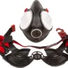 Trend Air Stealth Dust Mask, Half Mask with Replaceable Twin HEPAC Filters for Woodworking, Building & Construction Work