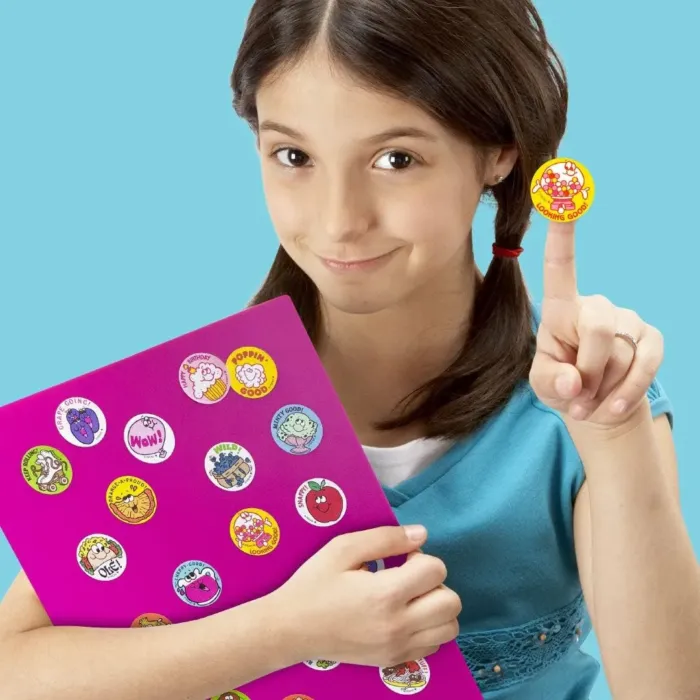 Looking Good!/Gumballs Scent Retro Stinky Stickers by TREND; 24/Pack - Authentic 1980s Designs! - Image 3