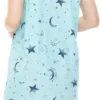 American Trends Nightgowns for Women Cotton Night Shirts Short Sleeve Night Gown Dress Casual Pajamas Soft Sleepwear