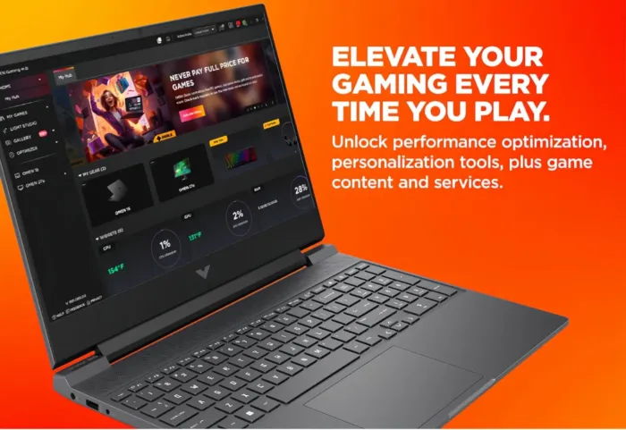 HP Victus 15.6" FHD 144Hz Gaming Laptop, AMD Ryzen 5-7535HS, AMD Radeon RX 6550M (Beats RTX 2050), Backlit Keyboard, Windows 11 Home, w/Cloth (32GB RAM |1TB PCIe SSD) - Image 7