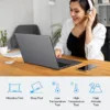 15.6-inch Windows 11 Laptop, 16GB RAM, 512GB SSD, FHD IPS Display Laptop Computer, Intel N5095 Quad Core, 2.4/5G WiFi, BT4.2 Backlit and Fingerprint, Lightweight and Portable