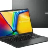 ASUS Vivobook Go 15.6” FHD Slim Laptop, AMD Ryzen 3 7320U Quad Core Processor, 8GB DDR5 RAM, 256GB SSD, Windows 11 Home, Fast Charging, Webcam Sheild, Military Grade Durability, Black, E1504FA-AB34