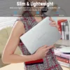 Azeyou 11.6” Laptop HD Display,N4020C, Student Laptop Computer 4GB DDR4 RAM, 128GB SSD, Windows 11 Pro Laptops, Metal Shell, WiFi, BT4.2, USB3.0, Type_C 4000mAh Battery (Silver)