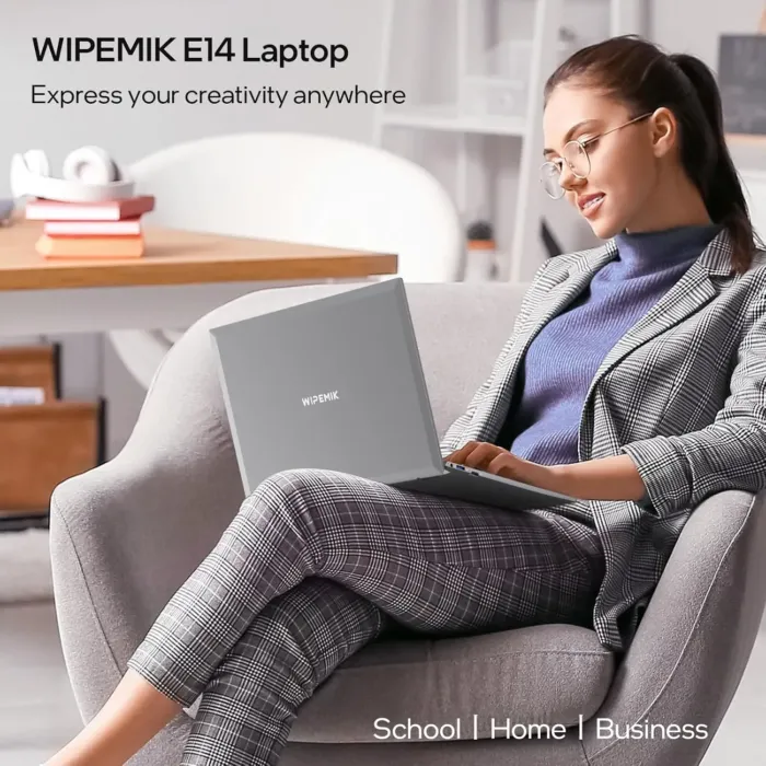 Laptop, Win 11 Laptop Computer, 12GB RAM 512GB SSD, Quad-Cores N4120 Processor, 14" Full HD Win 11 Pro Laptops, Support 2.4G/5G WiFi, Bluetooth 4.2, USB 3.0, Long Lasting Battery - Image 4