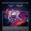 Laptop, 15.6 Inch Laptop Computer with FHD IPS 1920x1080 Display, 8GB RAM 256GB SSD, N5095 Quad Core Processor,38WH Battery, WiFi, USB3.2, Webcam, Poratable Student and Business Laptops