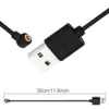 [1-Pack] Smart Ring Charger Cable,Compatible with R02 R03 R06 R08 R09 R10 R11 R11M SR11M R12 BJ02 SRC01 SRC10 Smart Ring Magnetic Charging Cable
