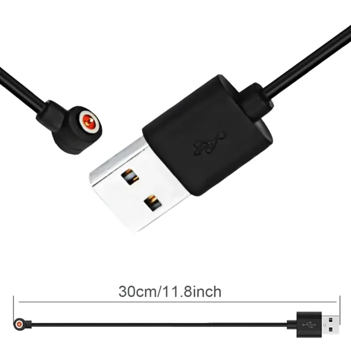 [1-Pack] Smart Ring Charger Cable,Compatible with R02 R03 R06 R08 R09 R10 R11 R11M SR11M R12 BJ02 SRC01 SRC10 Smart Ring Magnetic Charging Cable - Image 3