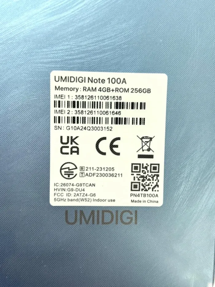 UMIDIGI Note 100A Cell Phone, 8(4+4)+256GB/1TB TF, 6.8" HD+ 120Hz Display Phones, Android 14 Unlocked Smartphone, 5000mAh Battery Andriod Phone, AI Face & Fingerprint Unlock, 4G Dual SIM, GPS,OTG - Image 6