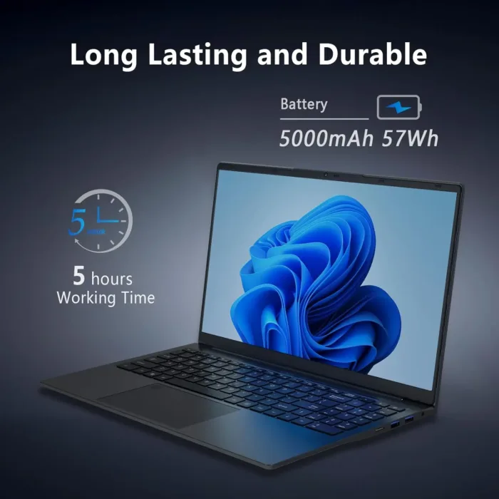 16 Inch Laptop Computer for Business Student,AMD Ryzen3 3250U(Up to 3.5GHz,Beats N95),1920×1200 FHD IPS Display,16GB RAM 512GB SSD,1MP Webcam,WiFi,HDMI,USB,Type-C,Backlit Keyboard,Fingerprint,Numpad - Image 3
