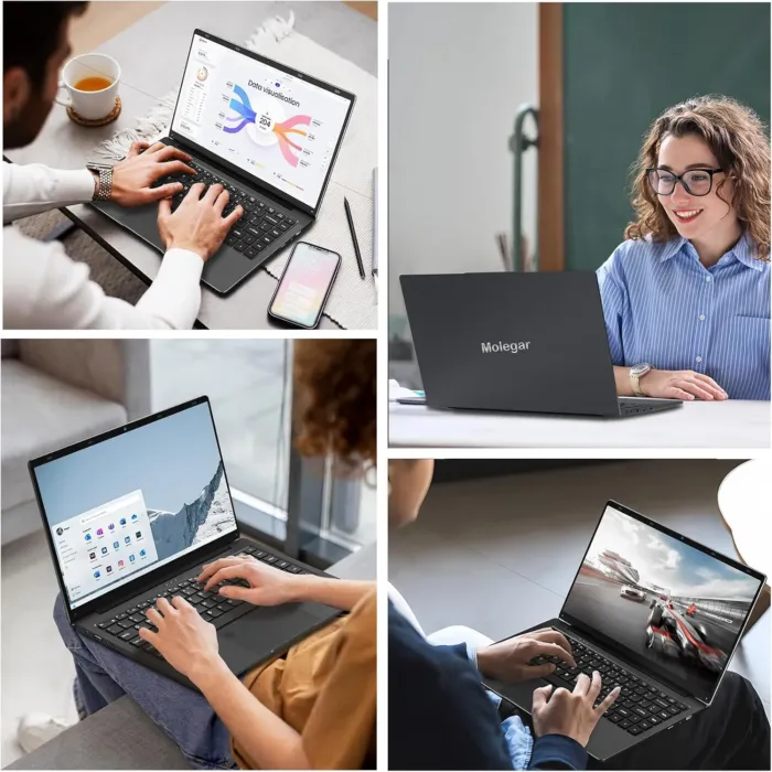 16 Inch Laptop Computer for Business Student,AMD Ryzen3 3250U(Up to 3.5GHz,Beats N95),1920×1200 FHD IPS Display,16GB RAM 512GB SSD,1MP Webcam,WiFi,HDMI,USB,Type-C,Backlit Keyboard,Fingerprint,Numpad - Image 6