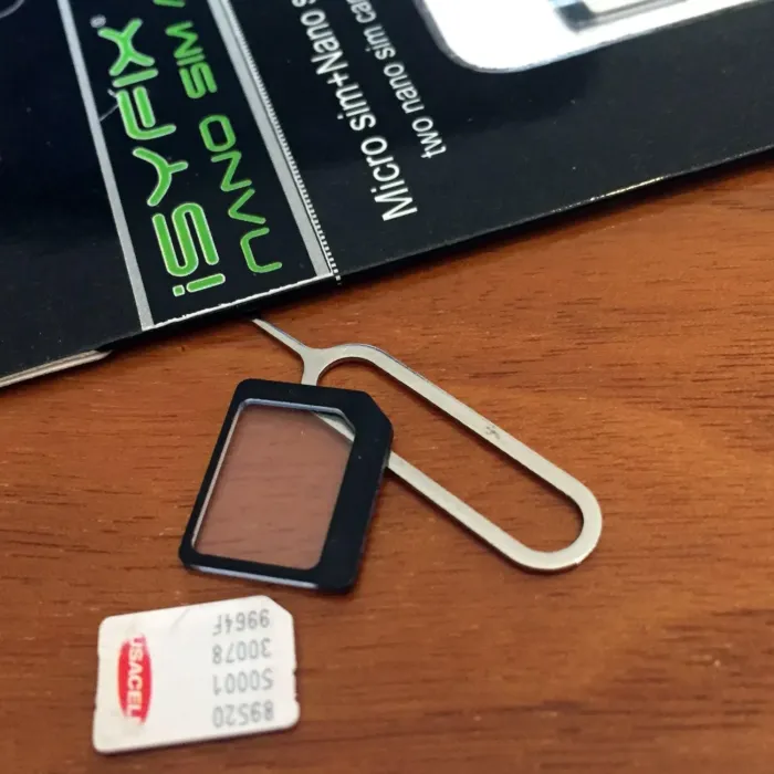iSYFIX Sim Card Adapter Nano Micro - Standard 4 in 1 Converter Kit with Steel Tray Eject Pin - Image 4