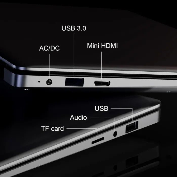 2025 Laptop,14'' Windows Laptop,Computer laptops,Celeron N4000 Processor, 8 GB RAM, 256 GB Storage,14-inch HD Display, Windows 11, Laptop for Business, Office or Student use (Z141-N4000-silver-8+256) - Image 4