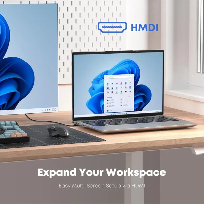 Laptop - Intel Core i5 (up to 3.6GHz), 24GB RAM/512GB SSD, Windows 11 Pro, 1920x1200 100% sRGB Display w/HDMI & USB-A, Long Lasting Battery, MS Office 2024 - Image 6