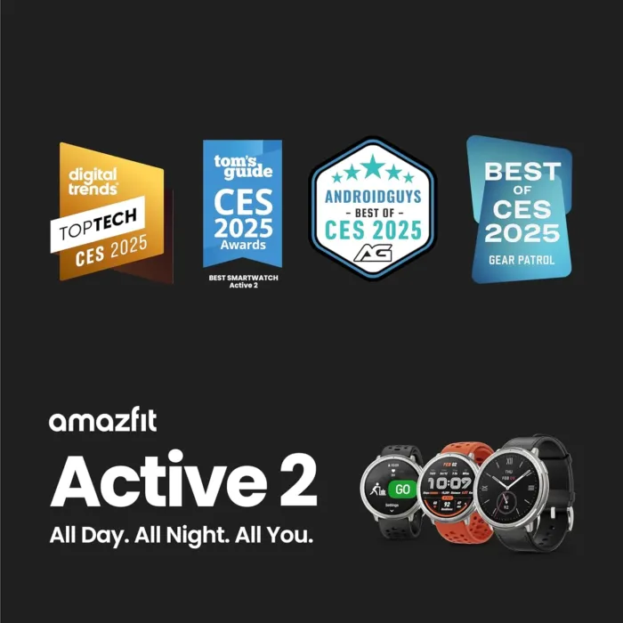 Amazfit Active 2 Smart Watch 44mm, GPS Maps with Direction, Fitness Tracker, 10 Day Battery, Sleep Monitor, 160+ Sport Modes, Water Resistant, for Android & Apple iPhone, Red Silicone - Image 6