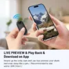 128GB FHD 1080P Mini Body Camera, Wearable Action Body Cam, Thumb Size Hands Free Recording Body Worn Camera, Premium Portable Camcorder Mount Anywhere for Work, Travel, Pet Walking (Black)