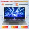 15 15.6" FHD 1920 X 1080 Display Laptop Computer for College Students Business, 8GB LPDDR4 RAM 256GB SSD, Dual-Core Intel Celeron, Numeric Keypad, Windows 11 Pro, Slim Portable, Gray