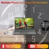15 15.6" FHD 1920 X 1080 Display Laptop Computer for College Students Business, 8GB LPDDR4 RAM 256GB SSD, Dual-Core Intel Celeron, Numeric Keypad, Windows 11 Pro, Slim Portable, Gray