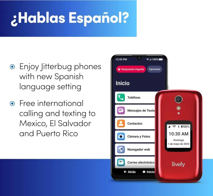 LIVELY Jitterbug Smart4 Smartphone for Seniors - Cell Phone for Seniors - Not Compatible with Other Wireless Carriers - Must Be Activated Phone Plan - Image 4