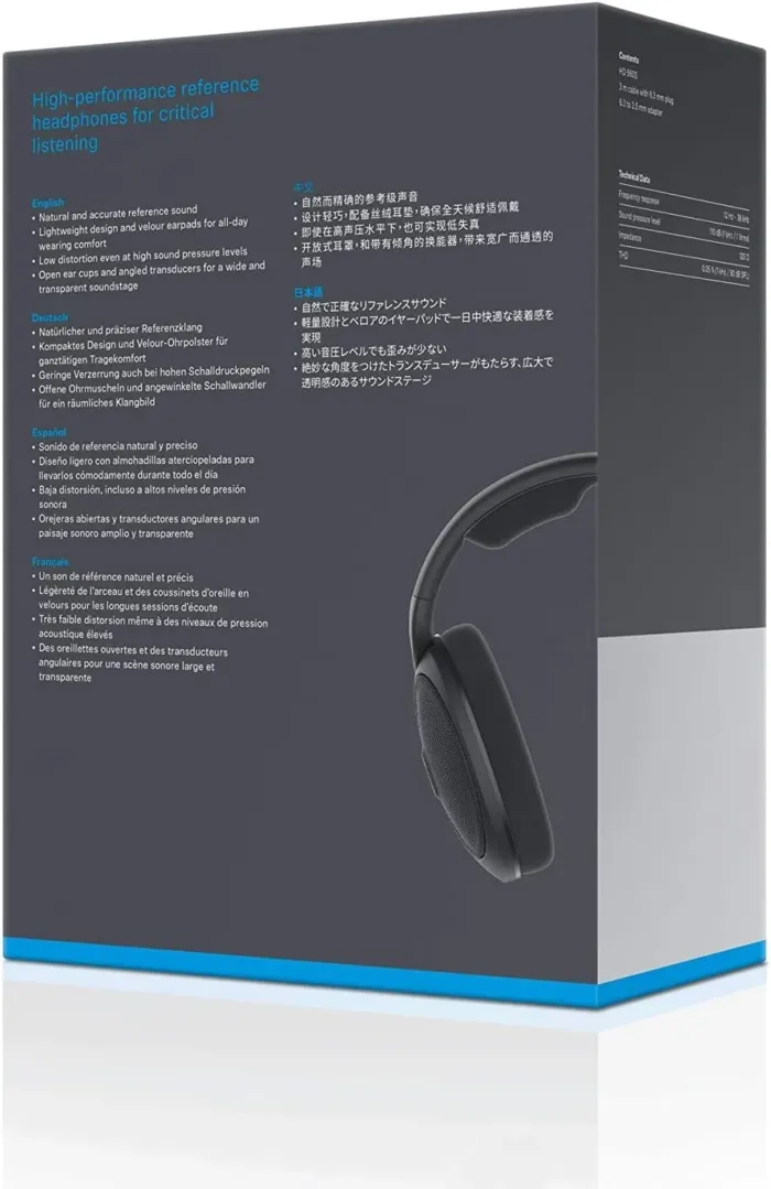 Sennheiser HD 560 S Over-The-Ear Audiophile Headphones - Neutral Frequency Response, E.A.R. Technology for Wide Sound Field, Open-Back Earcups, Detachable Cable, (Black) (HD 560S) - Image 4