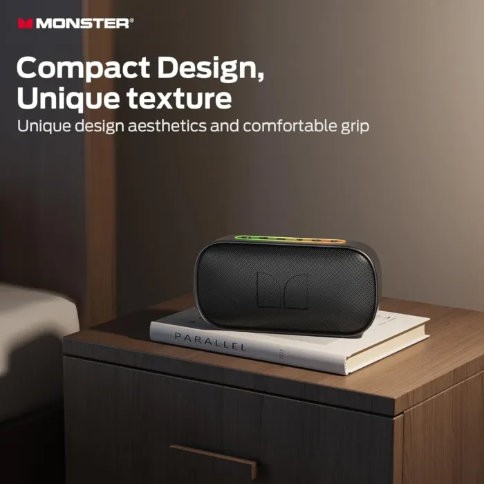 Monster S150 Bluetooth Speaker, Strong Bluetooth 5.4, IPX7 Waterproof Wireless Speaker, Support Sulti-Channel Connection, HD Hands-Free Calling, Compact Design Bluetooth Speakers - Image 4