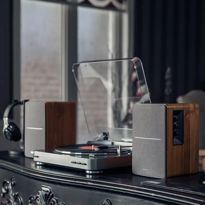 Edifier R1280T Powered Bookshelf Speakers - 2.0 Active Near Field Studio Monitor Speaker - Wooden Enclosure - 42 Watts RMS Power - Image 3