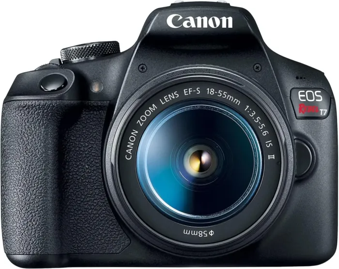Canon EOS Rebel T7 DSLR Camera Bundle w/ Canon EF-S 18-55mm f/3.5-5.6 is II Lens + 2pc SanDisk 64GB Memory Cards, Wide Angle Lens, Telephoto Lens, 3pc Filter Kit + Accessory Kit - Image 3