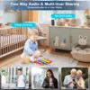 Security Cameras Wireless Outdoor, 2K Battery Powered Indoor Camera/WiFi Camera for Home Security with AI Motion Detection, Color Night Vision, Spotlight, Siren, Waterproof, SD/Cloud Storage