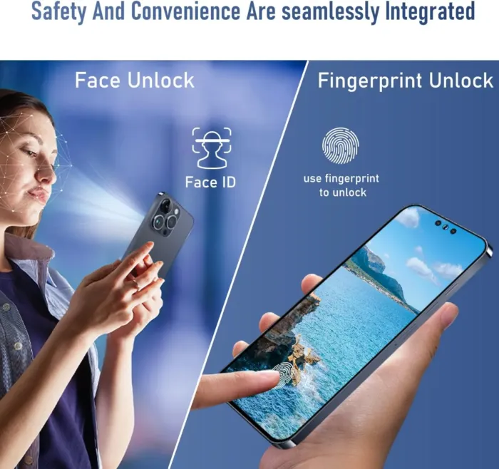 Unlocked Phone A14 PROMAX Smartphone 8GB+256GB Cell Phone 24MP+50MP Camera Pixels 6800mAh Battery for Extended Standby 6.7 inch HD Screen Mobile Phone 5G Dual SIM (Deep Blue) - Image 6