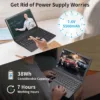 10.1 inch Ultra-Thin Portable Mini Laptop,Celeron N4020 Processor (up to 2.8Ghz), 8GB RAM DDR4,Weight only About 0.8Kg,Built-in Webcam, WiFi, Easy to Carry (Gray, 8G+128GB SSD)