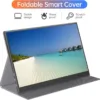 15.6inch Portable Monitor,1080P USB-C HDMI Second External Monitor for Laptop,PC,Mac Phone,PS,Xbox,Swich,IPS Ultra-Thin Zero Frame Gaming Display/Premium Smart Cover