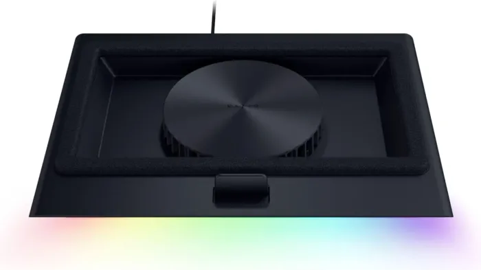 Razer Laptop Cooling Pad: Adaptive Smart - Intelligent Fan Control - Airtight Pressure Chamber - Fits Most Laptops & Macbooks 14” to 18" - Preset & Custom Fan Curves - 3 Port USB Type A - Chroma RGB - Image 3