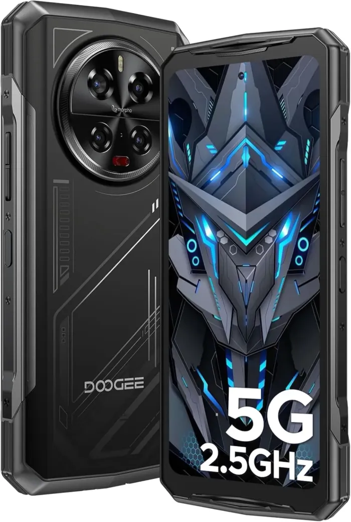 DOOGEE V40 Rugged Smartphone 5G Unlocked,512GB+32GB Rugged Phone,4nm D7300,6.78" FHD+120Hz Rugged Cell Phone,108MP+AI Camera,8680mAh Battery 33W,NFC/5G Dual SIM/WiFi 6E/Face/Fingerprint ID - Image 3