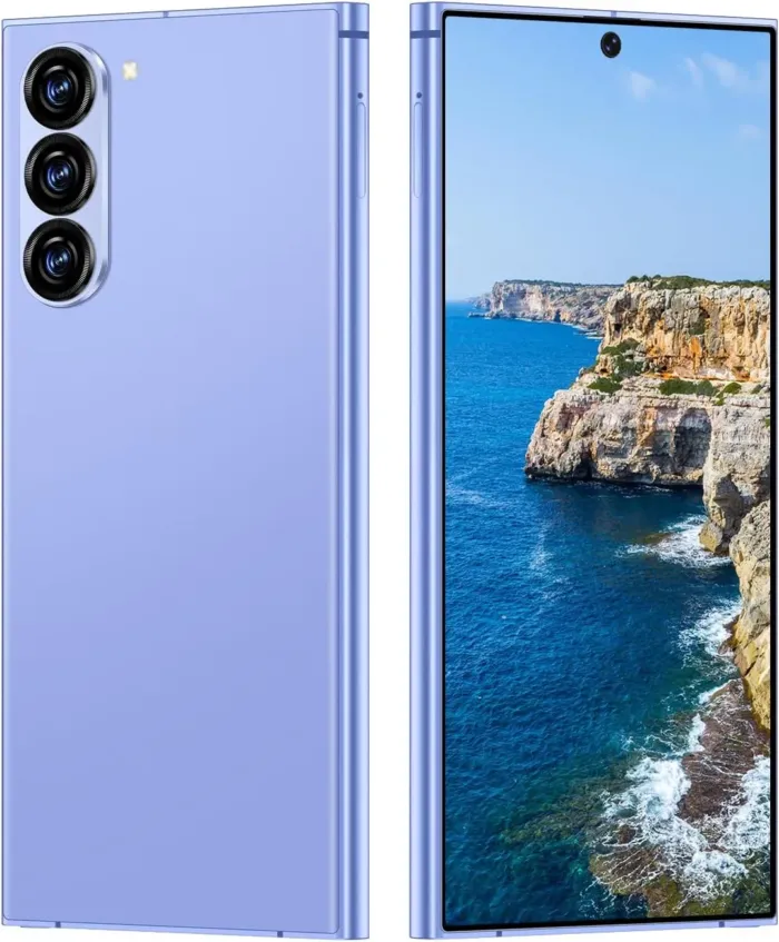 Unlocked Cell Phones I25 Ultra Smartphone Android 14 Phones 12+256GB/6.8" HD Screen/Dual SIM/108MP+48MP Camera/6800 mAh/Built-in Pen (Grape Purple) - Image 3