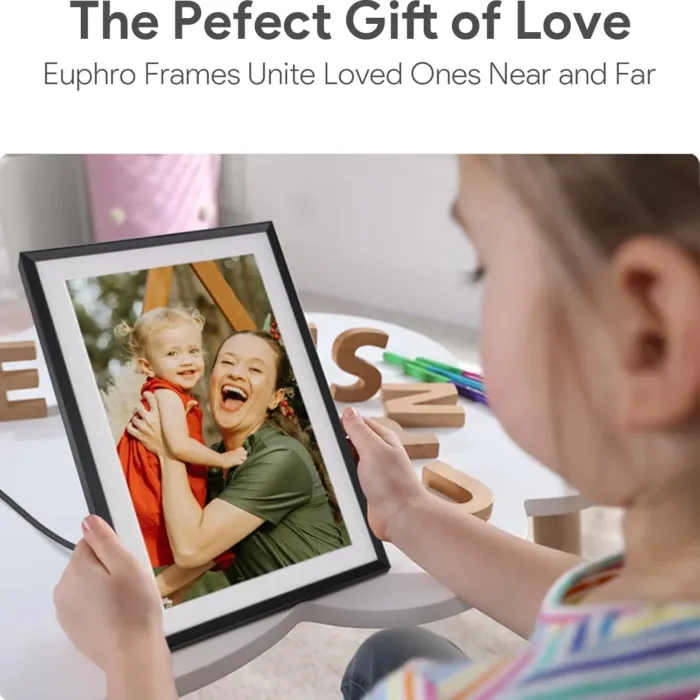 10.1'' Digital Picture Frame with 32GB Storage, Digital Photo Frame with 1280x800 IPS Touch Screen, Share Photos/Videos and Send Best Wishes via Free App - Image 3