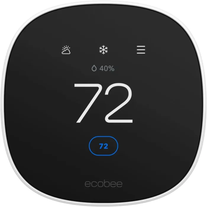 New 2025 ecobee Smart Thermostat Essential - Energy Star Certified programmable Wi-Fi Thermostat - Works with Siri, Alexa, and Google Assistant