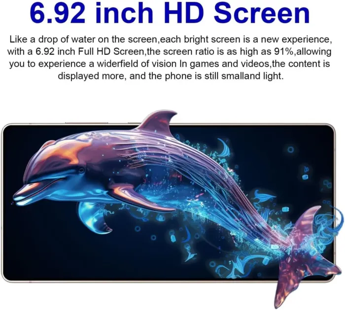 S25 UI Unlocked Android Phone, 64GB Unlocked Smartphone, Unlocked Android, Clear Camera, Fast Processor, Long Battery Life Celular, 2025, US Black - Image 4