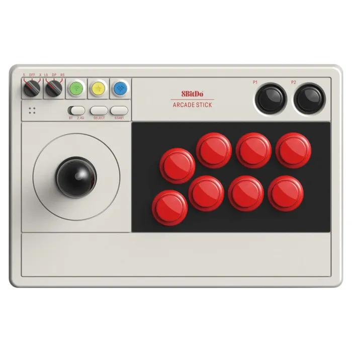 8Bitdo Arcade Stick for Switch & Windows, Arcade Fight Stick Support Wireless Bluetooth, 2.4G Receiver and Wired Connection - Image 3