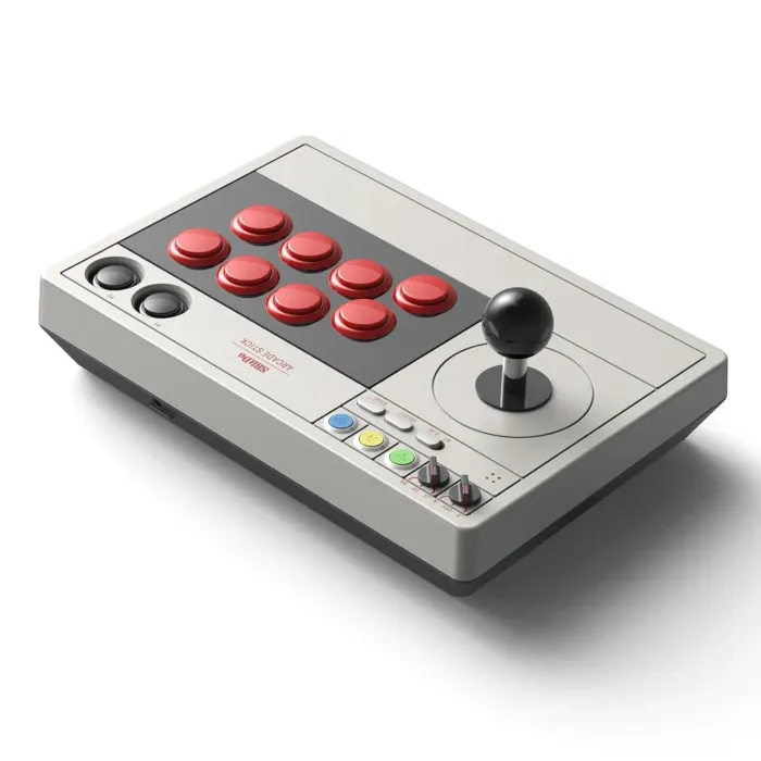 8Bitdo Arcade Stick for Switch & Windows, Arcade Fight Stick Support Wireless Bluetooth, 2.4G Receiver and Wired Connection - Image 4