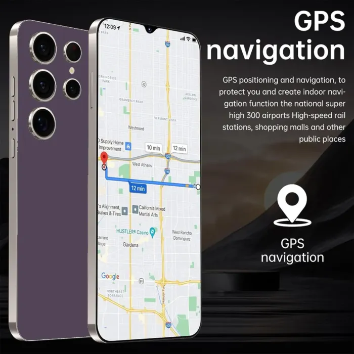 C24 Unlocked Android Phones, 4GB+128GB Cell Phones, 6000mAh Long Battery Life 64GB SD Card Snapdragon CPU, 6.3 inch Screen Smartphone Unlocked, 4G/Dual SIM/Face ID (Purple) - Image 8