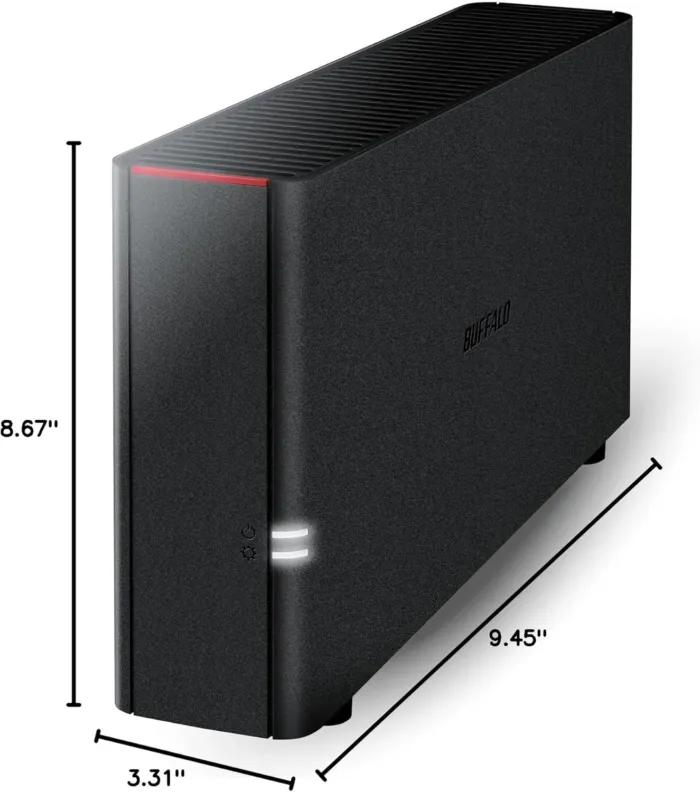 BUFFALO LinkStation 210 4TB 1-Bay NAS Network Attached Storage with HDD Hard Drives Included NAS Storage That Works as Home Cloud or Network Storage Device for Home - Image 3