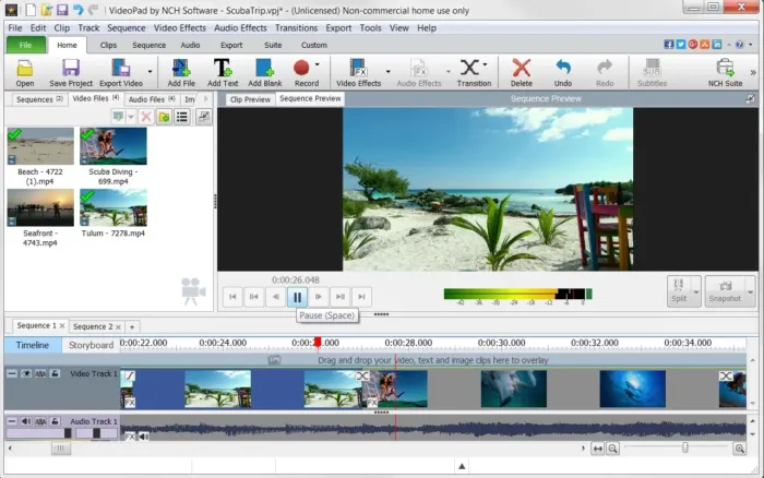 VideoPad Video Editor Free - Create Stunning Movies and Videos with Effects and Transitions [Download] - Image 3