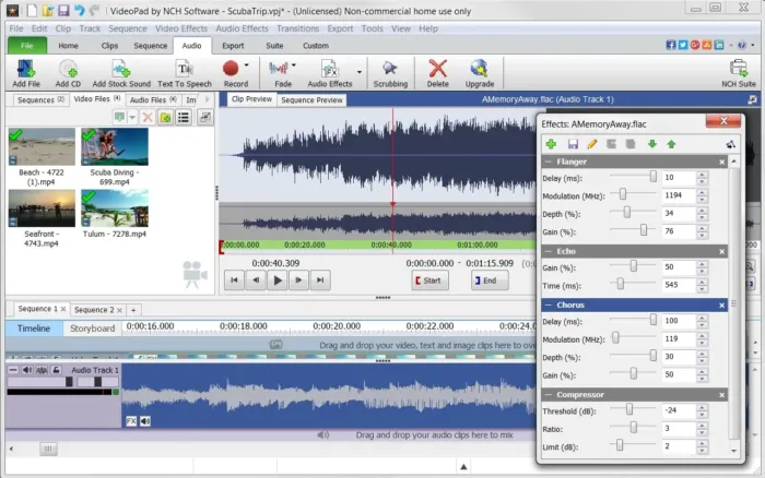 VideoPad Video Editor Free - Create Stunning Movies and Videos with Effects and Transitions [Download] - Image 4