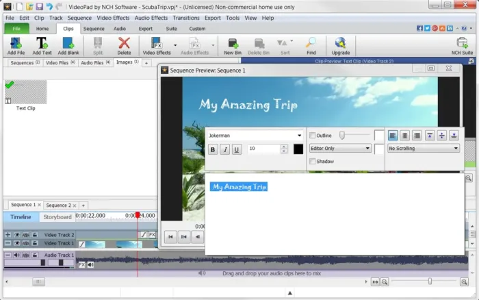 VideoPad Video Editor Free - Create Stunning Movies and Videos with Effects and Transitions [Download] - Image 5