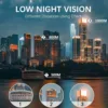 80x100 Monocular-Telescope High Powered for Smartphone Monoculars for Adults High Definition Monocular Telescope for Stargazing Hunting Wildlife Bird Watching Travel Camping Hiking-Black