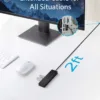 Anker USB Hub 4 Ports, Multiple USB 3.0 Hub, USB Splitter for Laptop, Extender for A Port Laptop, PC, Desktop and More [Charging Not Supported](2ft USB-A)
