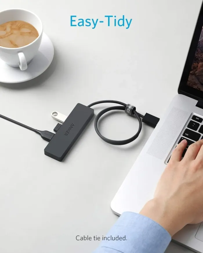 Anker USB Hub 4 Ports, Multiple USB 3.0 Hub, USB Splitter for Laptop, Extender for A Port Laptop, PC, Desktop and More [Charging Not Supported](2ft USB-A) - Image 5